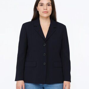 PENDLETON Three-Button Women's Blazer Navy Blue Size 10‎
